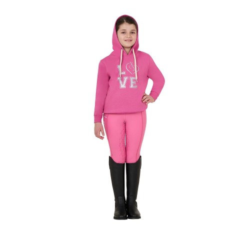 Equestro FW25 Kids Riding Tights Slim Fit Grip