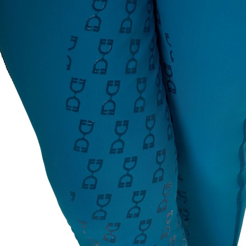Equestro FW25 Kids Riding Tights Slim Fit Grip