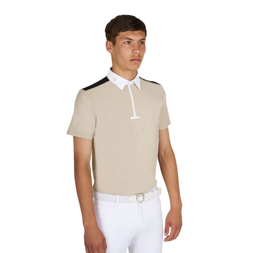 Equestro SS26 Competition shirt Basic Zip Men