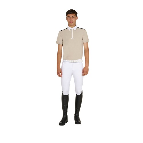 Equestro SS26 Competition shirt Basic Zip Men