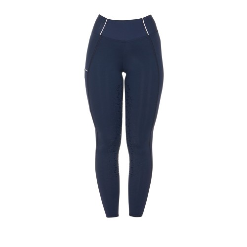 Equestro FW25 Kids Riding Tights Slim Fit Grip
