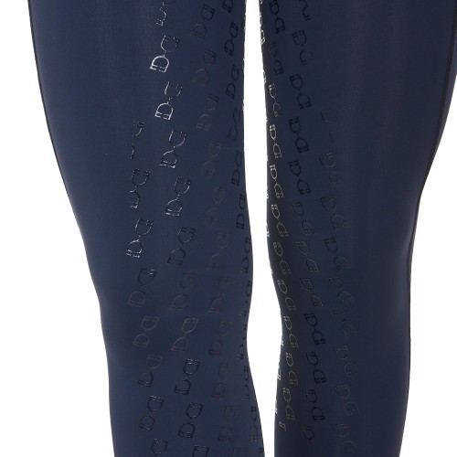 Equestro FW25 Kids Riding Tights Slim Fit Grip