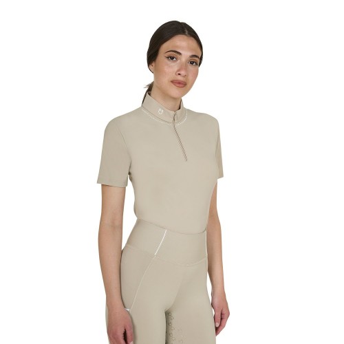 Equestro SS26 Polo shirt Pearl Women