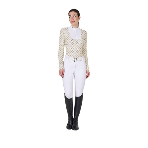 Equestro FW25 Wedstrijdshirt Monogram Print