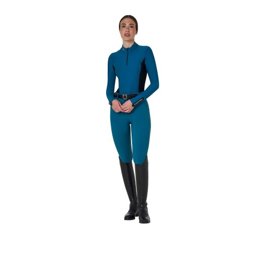 Equestro FW25 Riding Breeches High Waist Knee Grip