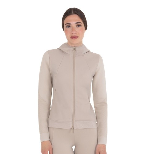 Equestro SS26 Hoodie Nylon+Knit Seamless