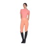 Equestro SS26 Polo shirt Perforated Zip Women