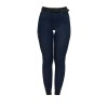 Equestro SS26 Riding Breeches Highwaist Denim Woman