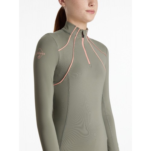 LeMieux AW25 Young Rider Mia Mesh Base Layer Rosemary