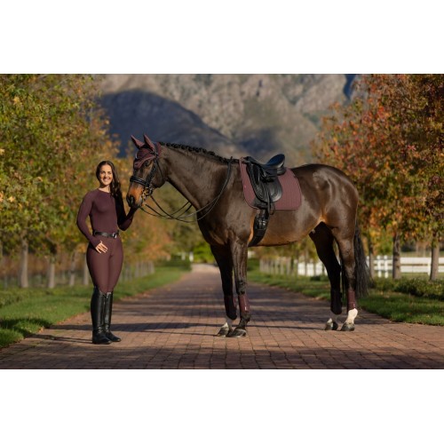LeMieux AW25 Essence Dressage Saddle Pad Damson