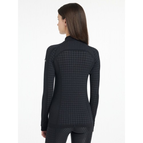 LeMieux AW25 Aspen Houndstooth Quarter Zip Top