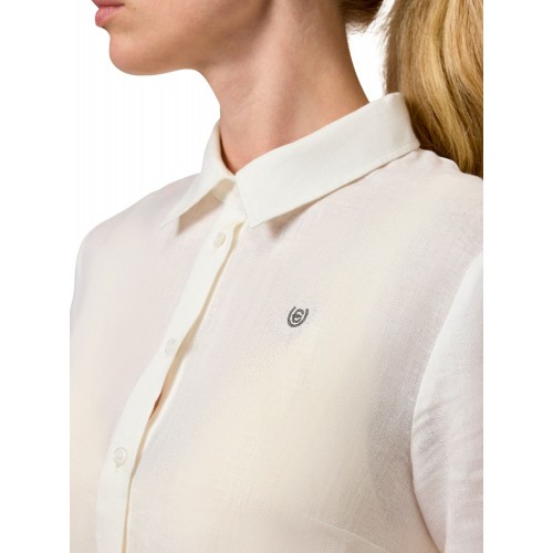 Equestrian Stockholm Linnen Shirt White