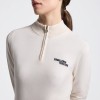 Cavalleria Toscana SS26 CT Women's Merino Half-Zip Turtleneck Sweater