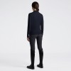 Cavalleria Toscana SS26 CT Women's Merino Half-Zip Turtleneck Sweater