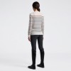 Cavalleria Toscana SS26 CT Stripe Jacquard Merino Crew Neck Women's Sweater