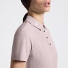 Cavalleria Toscana SS26 CT Jacquard Jersey Insert Women's Short-Sleeve Training Polo
