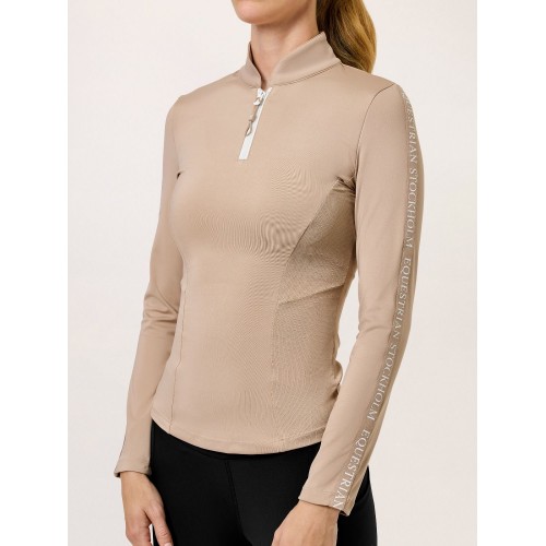 Equestrian Stockholm Power Top Sand