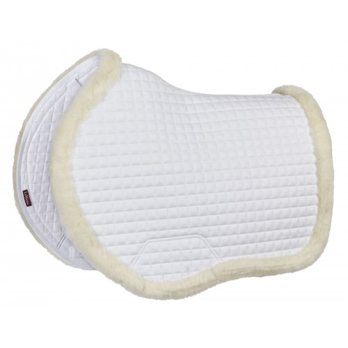 LeMieux Merino+ Sensitive Skin Saddle Pad White