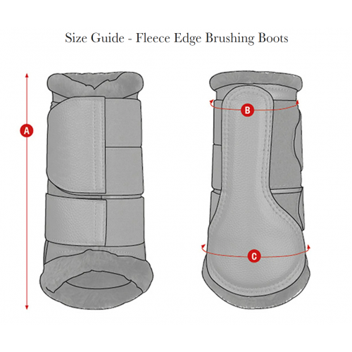 LeMieux SS26 Brilliance Fleece Edged Brushing Boot
