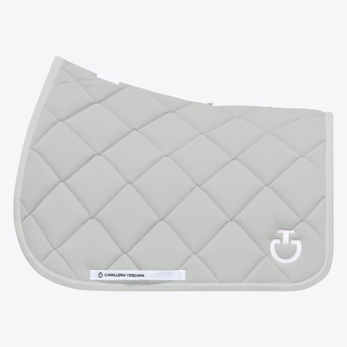 Cavalleria Toscana SS26 Diamond Quilted Jersey Jumping Saddle Pad