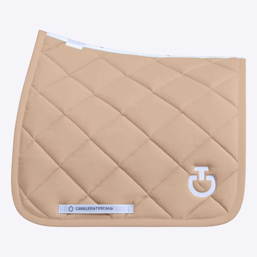 Cavalleria Toscana SS26 Diamond Quilted Jersey Dressage Saddle Pad