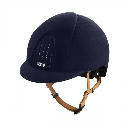 KEP Italia Smart Nova Velvet Blue with Cognac Strap