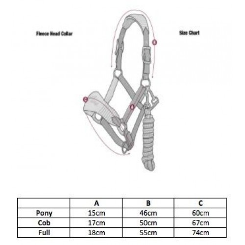 LeMieux Vogue Fleece halter and leadrope
