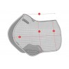 LeMieux CORE Suede Close Contact Square White