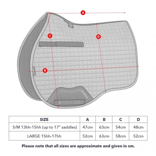 LeMieux AW25 Loire GP Saddle Pad Cranberry