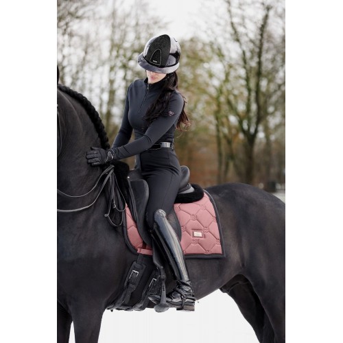Equestrian Stockholm x HypoStore Velvet Lush Bloom Dressage Saddle Pad