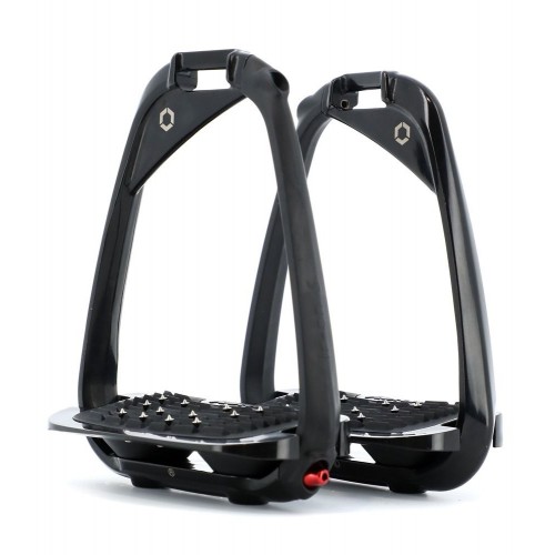 Flex-On Safety Stirrups Iron-S Black
