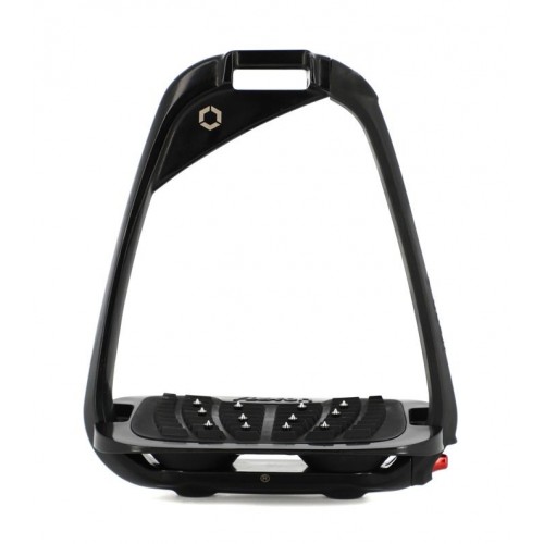 Flex-On Safety Stirrups Iron-S Black