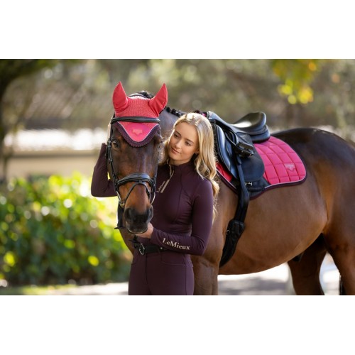 LeMieux AW25 Loire Fly Hood Cranberry