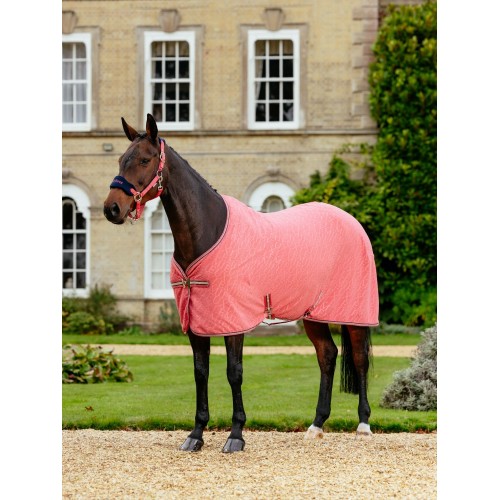 LeMieux AW25 Arika Monogram Fleece Rug Cranberry