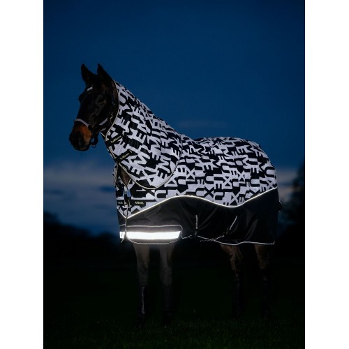 LeMieux AW25 Arika reflective turnout rug 100g black