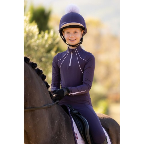 LeMieux AW25 Young Rider Mia Mesh Base Layer Juniper