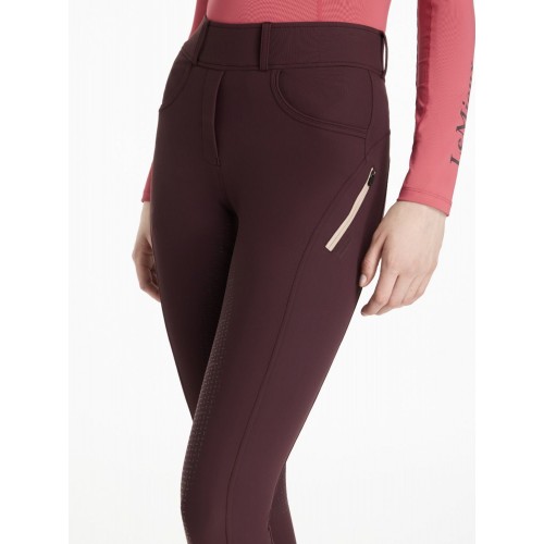 LeMieux AW25 Amy Brushed Breggings Damson