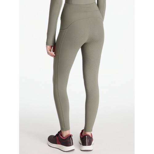LeMieux AW25 Young Rider Nell Brushed riding leggings Rosemary