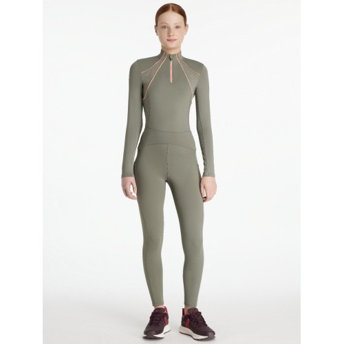 LeMieux AW25 Young Rider Nell Brushed riding leggings Rosemary