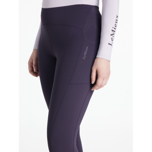 LeMieux AW25 Natalie Brushed riding leggings Juniper