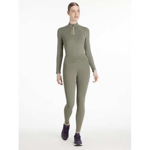 LeMieux AW25 Natalie Brushed riding leggings Rosemary