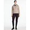 LeMieux AW25 Henrietta Hoodie with half zip Almond
