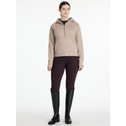 LeMieux AW25 Henrietta худи с с короткой молнией Almond