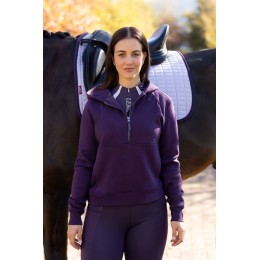 LeMieux AW25 Henrietta худи Juniper с с короткой молнией Juniper