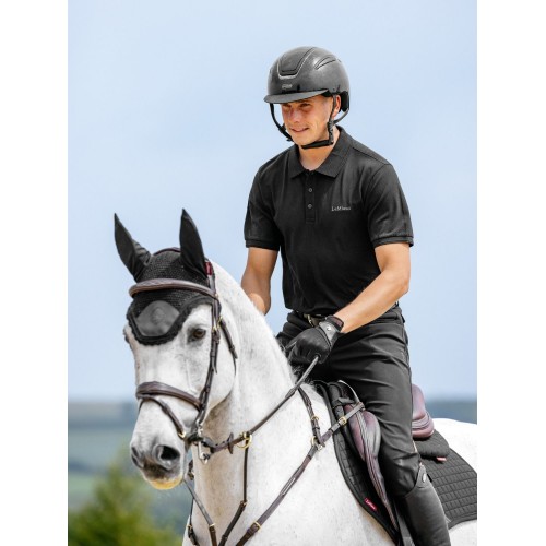 LeMieux CORE Men's Classic Polo Shirt Black