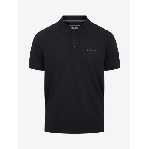 LeMieux CORE Men's Classic Polo Shirt Black