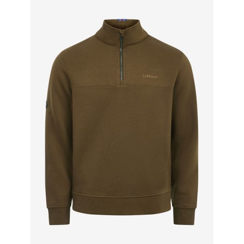 LeMieux CORE Men's Quarter Neck Sweat Alpine