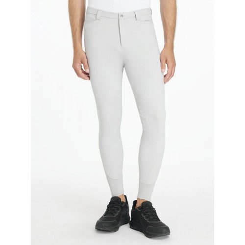 LeMieux CORE Men's Sport Riding Breeches with Full Seat Grip Light Grey