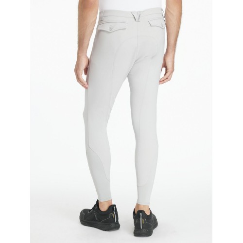 LeMieux CORE Men's Sport Riding Breeches with Full Seat Grip Light Grey
