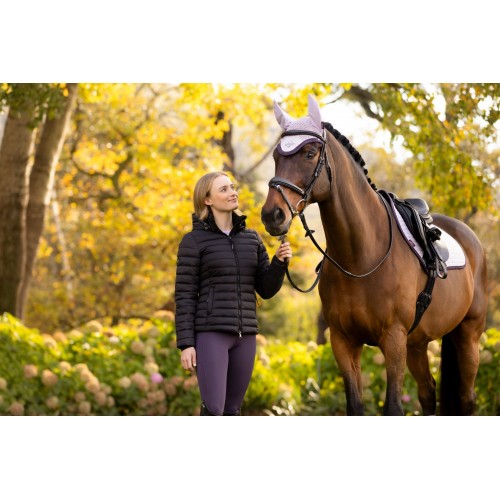 LeMieux CORE Rose Puffer Jacket with Hood Black